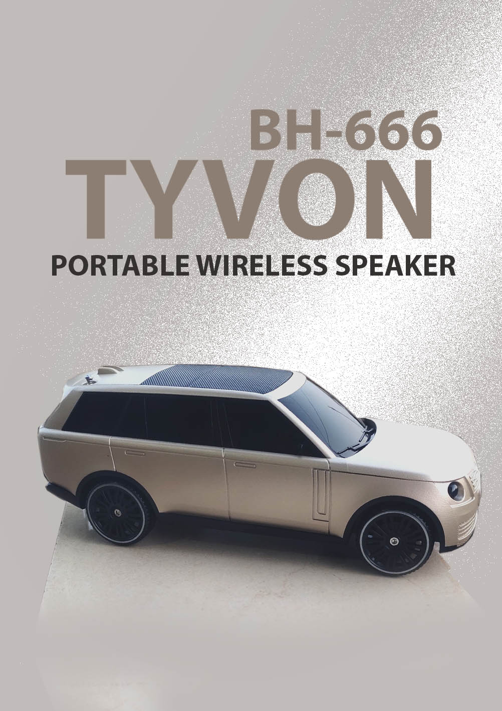 Tyvon BH-666 Portable Wireless Kids Car Speaker